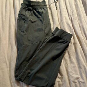 Lululemon ABC Jogger Pants Size L Black Stretch Taper Gym Training